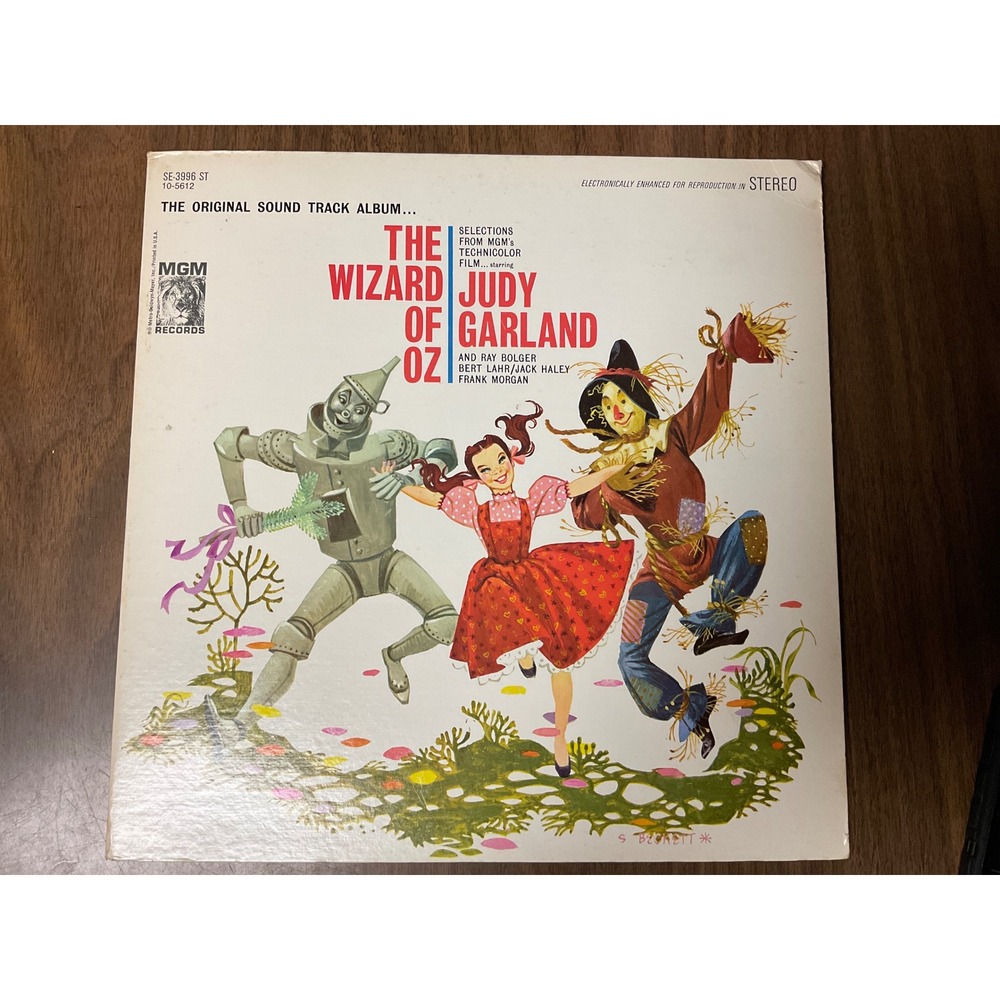 The Wizard of Oz Soundtrack Vinyl LP MGM SE-3996 ST Stereo